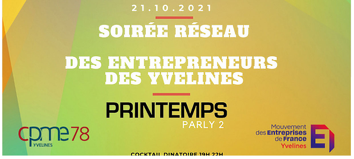 Soirée Réseau des Entrepreneurs des Yvelines